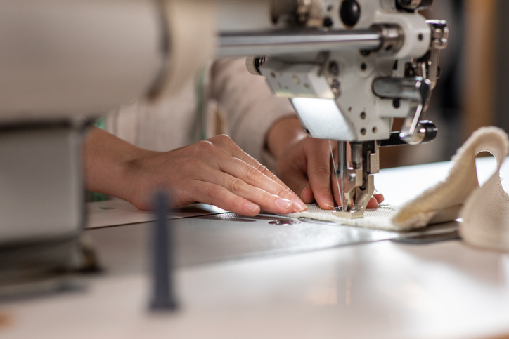 Senior sewing